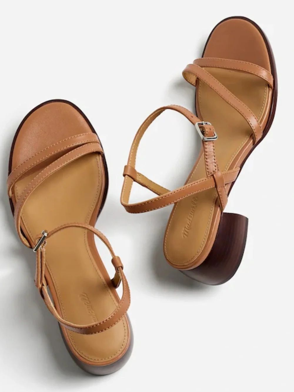 Madewell The Gwenn Block-Heel Sandal Fallen Timber 6.5
